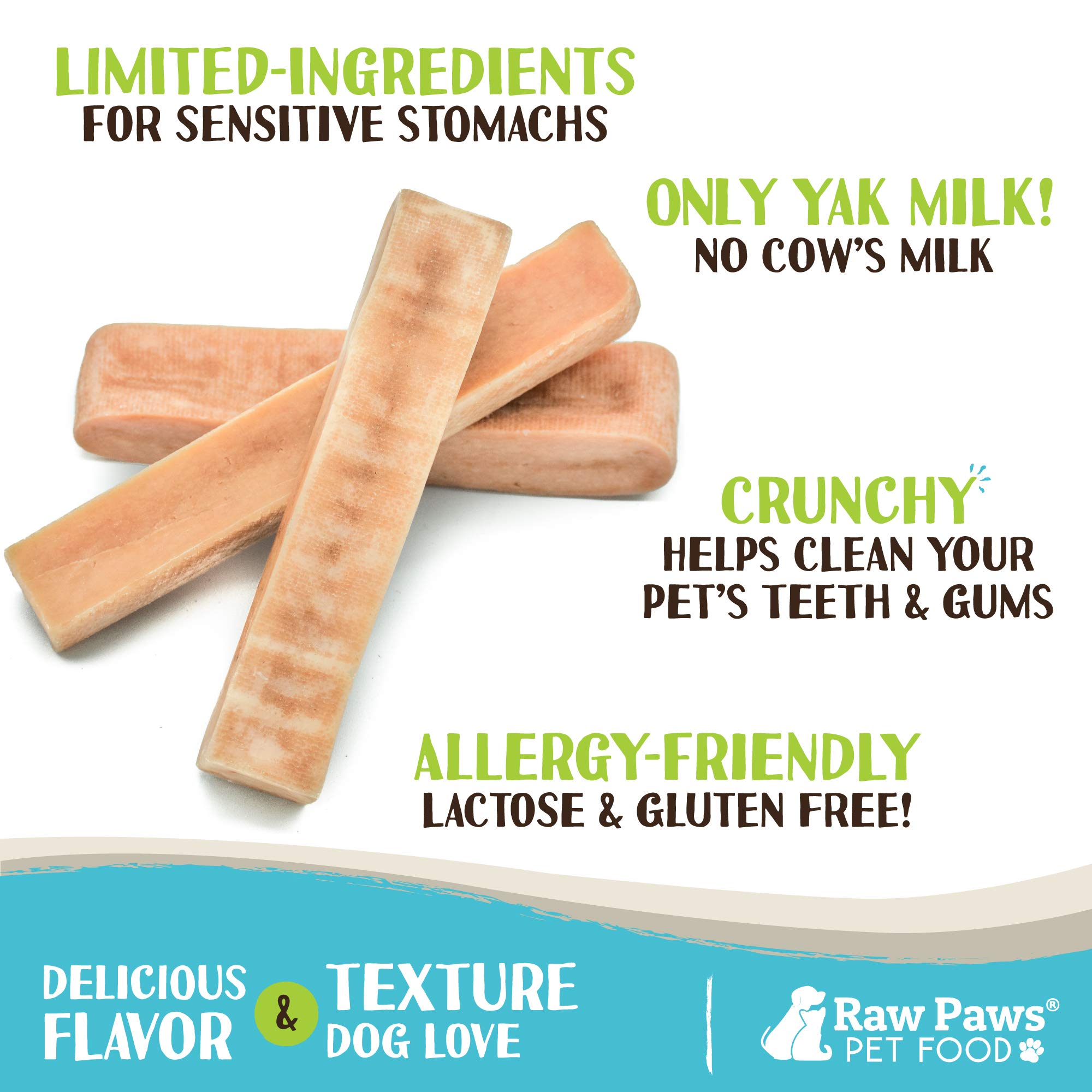 Buy Raw Paws Yak Cheese Himalayan Dog Chews Packed in USA Natural