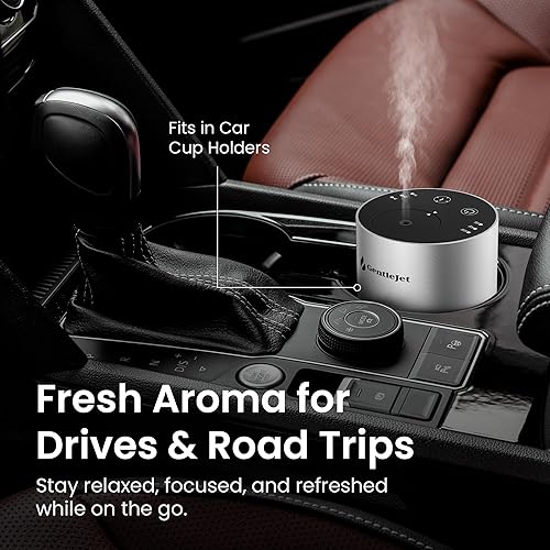 Miniatura 6 de LiteMist Difusor de aceite esencial sin agua, difusor de aceite de aromaterapia de aluminio, difusor de aroma USB-C recargable para el hogar,