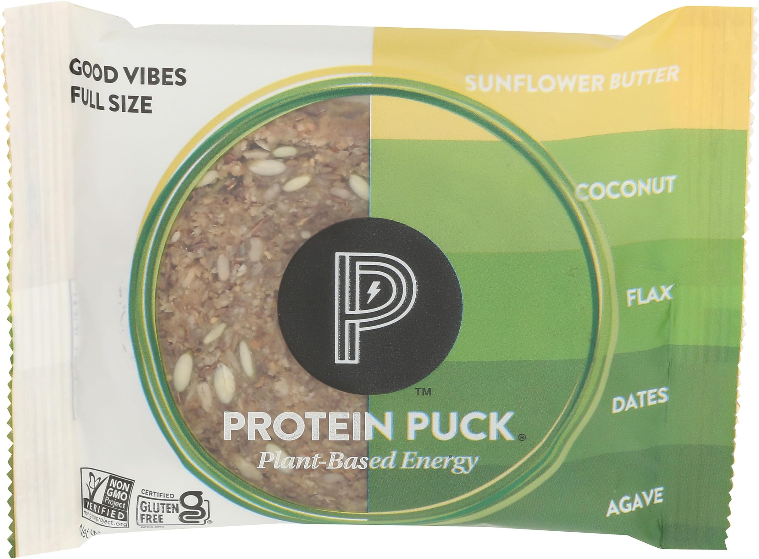 Protein Puck Bar Good Vibes Sunflower 3.25 OZ