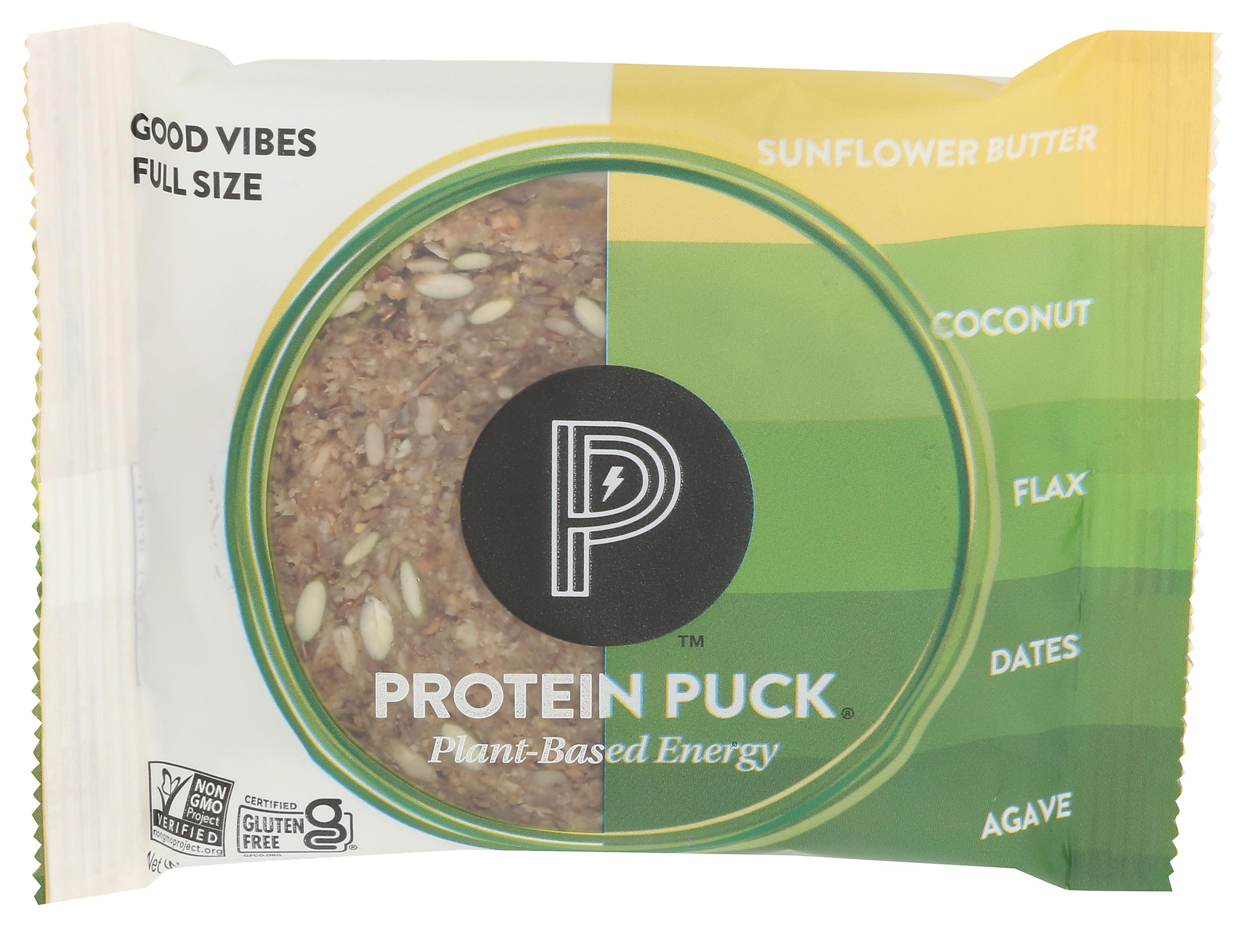 Protein Puck Bar Good Vibes Sunflower 3.25 OZ