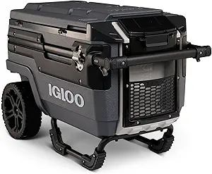 Igloo Trailmate Journey 70Qt Wheeled Cooler, Insulated Hard Shell Ice Chest