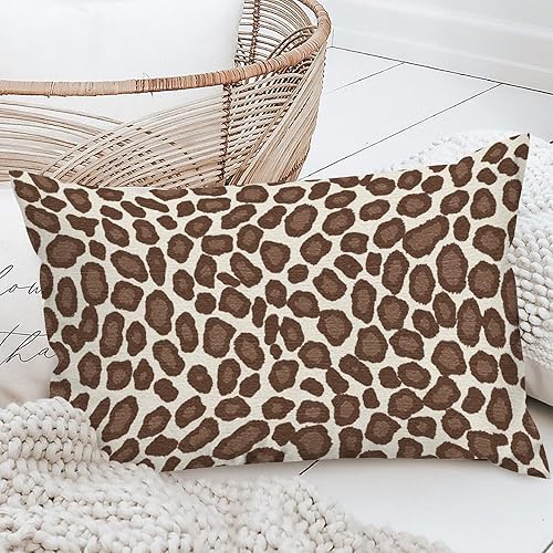 Vista 308 de Funda de cojín con estampado de guepardo rosa intenso, cojín cuadrado con estampado de animales fucsia, funda de almohada decorativa para el hogar