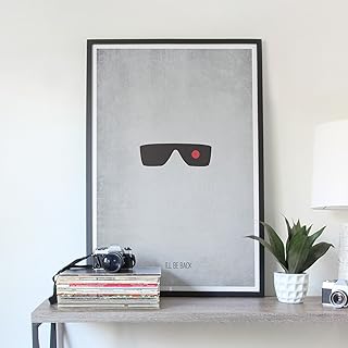 Terminator - Minimalist Arnold Schwarzenegger Poster Print