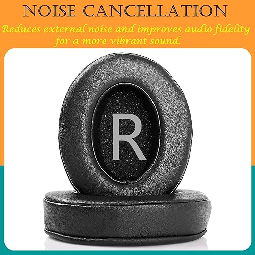 Miniatura 5 de TaiZiChangQin UT-BH001 - Almohadillas de repuesto compatibles con Utaxo UT-BH001 BH001 BH001 para auriculares de piel de proteína más gruesa