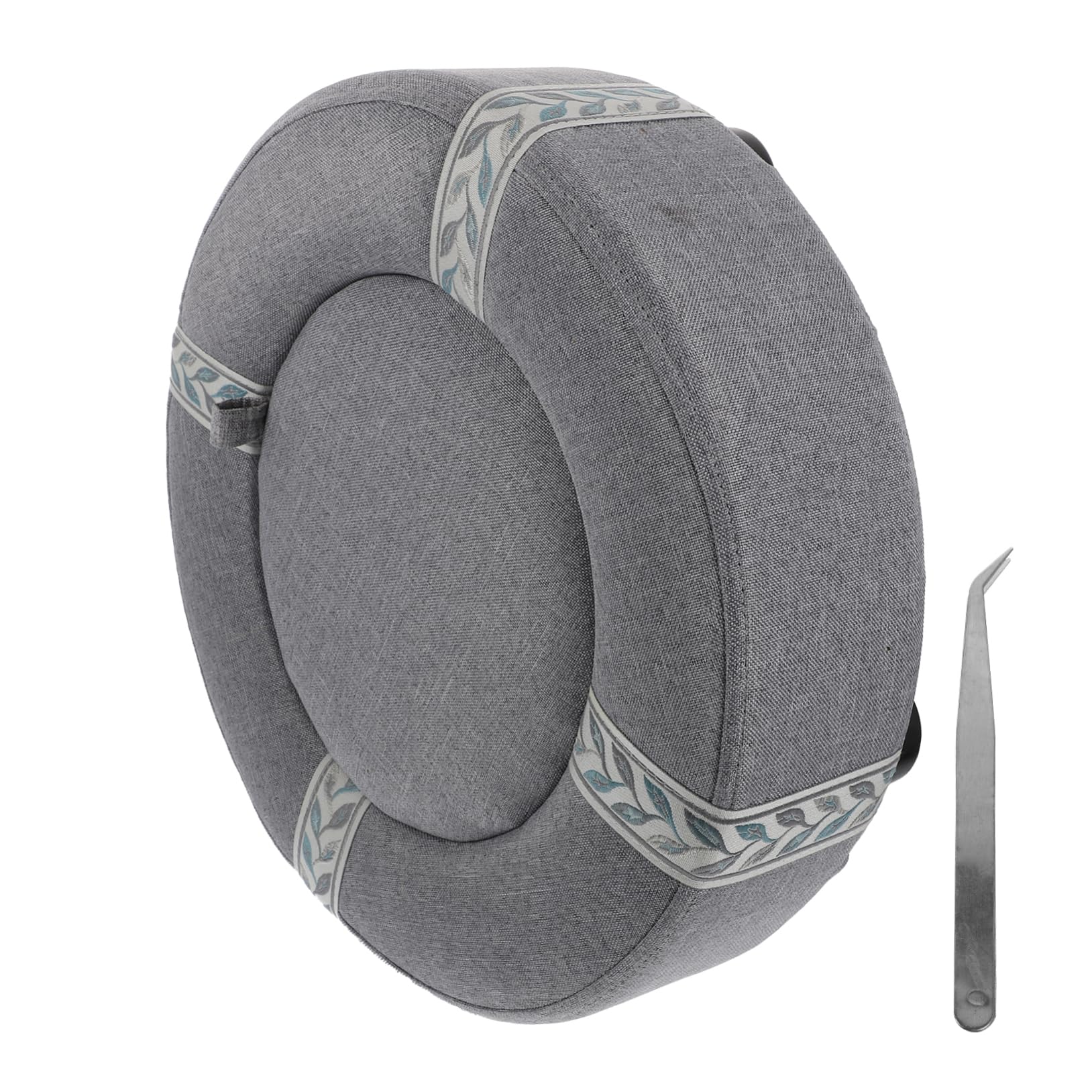 Yardenfun Warm Moxibustion Pads Grey Cushion Set for Yoga Room Heating Cushion Comfortable Design