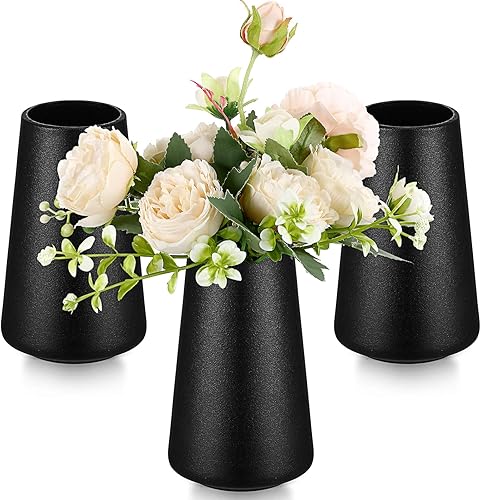 Sliner Jarrón de cerámica simple para flores, plantas, jarrones mate para estante de mesa moderno, decoración del hogar, sala de estar, oficina, disponible en Yaxa Venezuela