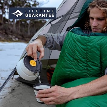 Sea to Summit Frontier Ultralight Collapsible Camping Kettle, 1.1 Liter