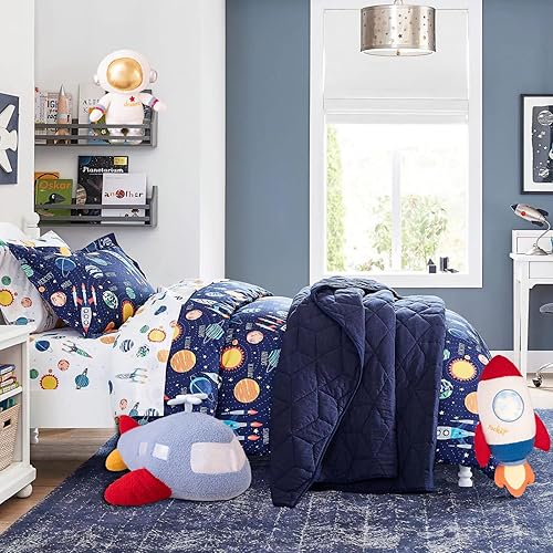 Miniatura 5 de YRXRUS Almohadas de avión, almohadas de felpa de avión, decoración de la serie espacial para niños, niñas, fiesta de cumpleaños, decoración de