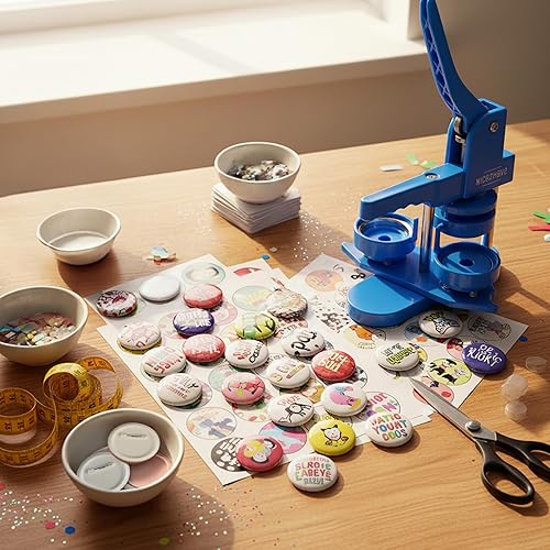 Miniatura 7 de 100 juegos de piezas de botón Pinback de 2.25 pulgadas (2.283 in) - Suministros para máquina de botones