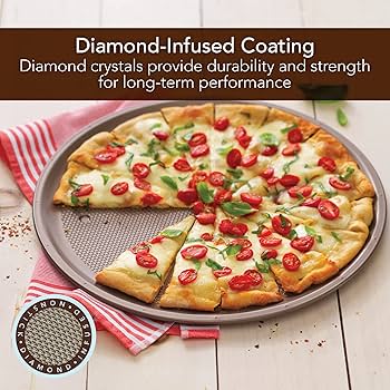 Amazon.com: GoodCook Sweet Creations Nonstick Textured Pizza Pan
