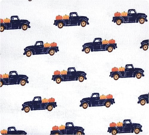 Miniatura 3 de Hudson Baby Mantas unisex de franela de algodón para bebé, calabaza, talla única