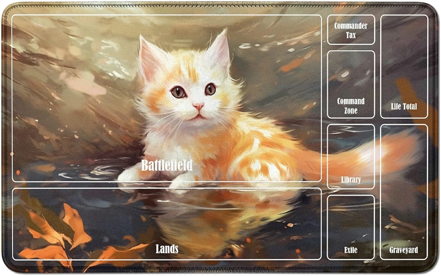 RWUTYTIUL for MTG Card Playmat TCG Playmat Desk Mats 24 X