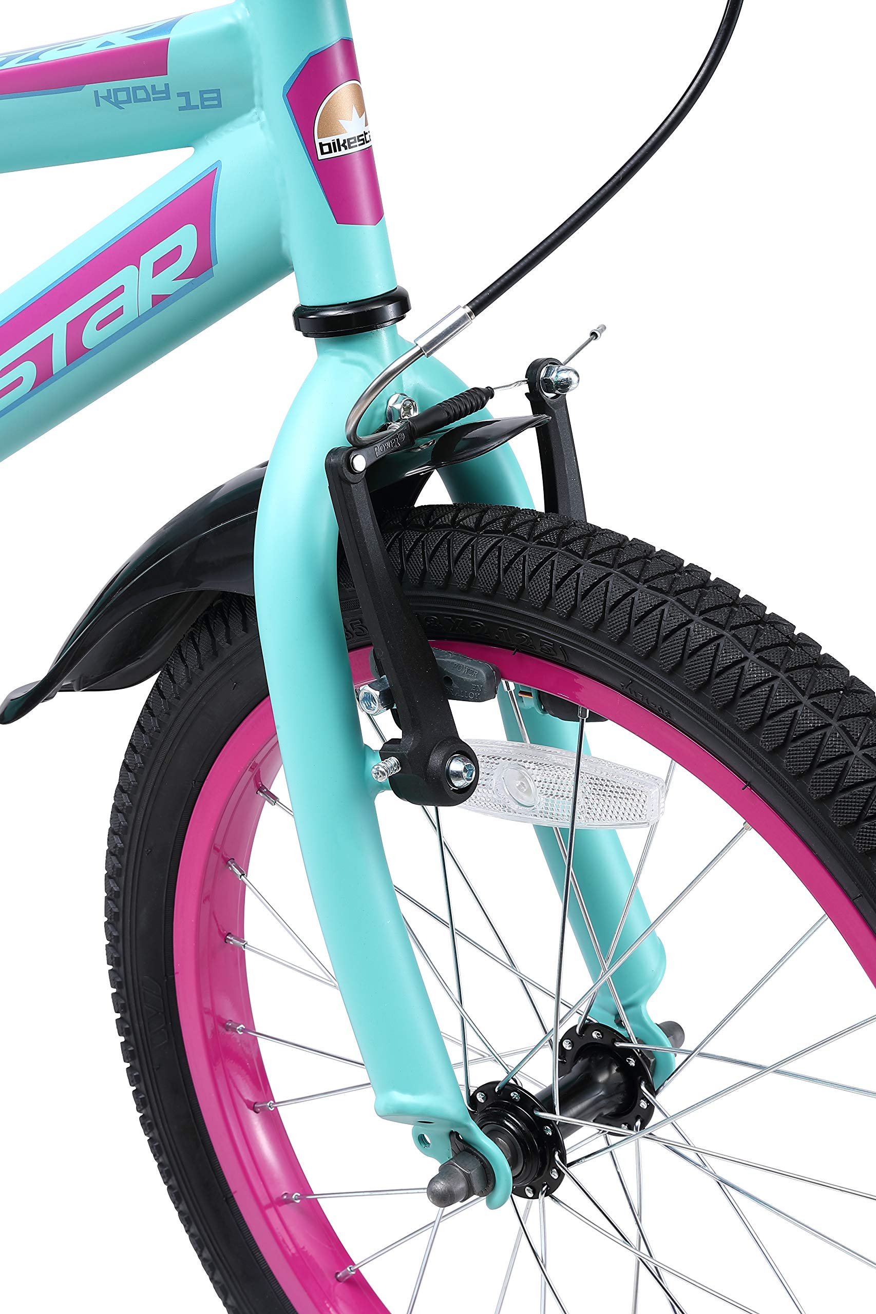 BIKESTAR Bicicleta Infantil para niños y niñas a Partir de 5 años | Bici de montaña 18 Pulgadas con Frenos | 18" Edición Mountainbike