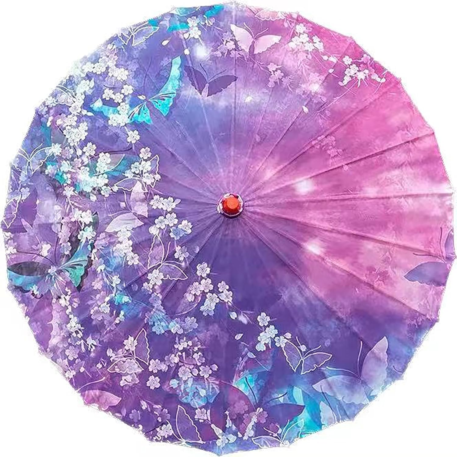 Chinese Japanese Handmade Parasol Umbrella,Asian Decoration DIY Art Dance Classical Umbrella for Wedding Parties Photography Costumes Cosplay(1 PCS)