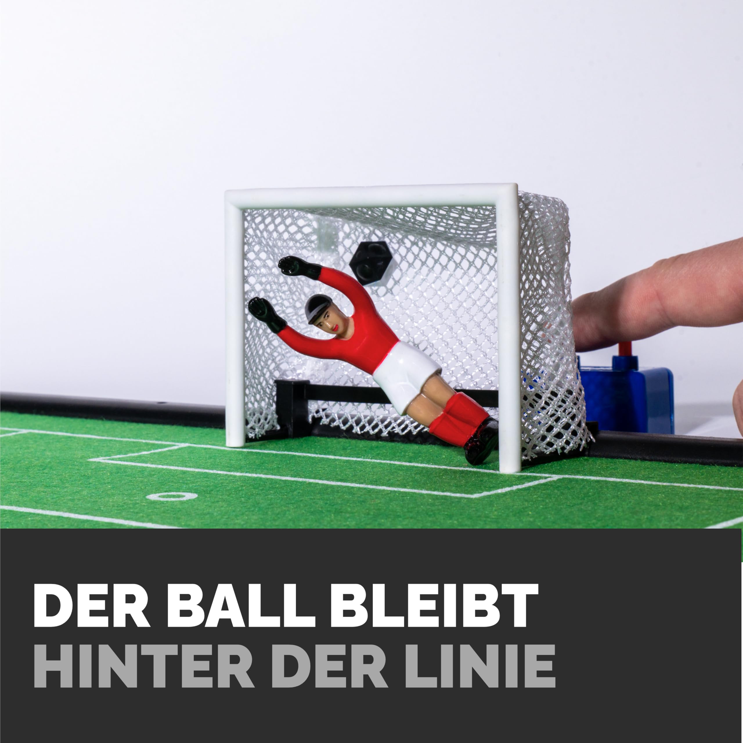 TIPP-KICK Set di Reti da Calcio I Confezione da 2 Pezzi I Accessori Originali Adatti a Tutti i Giochi Bianco