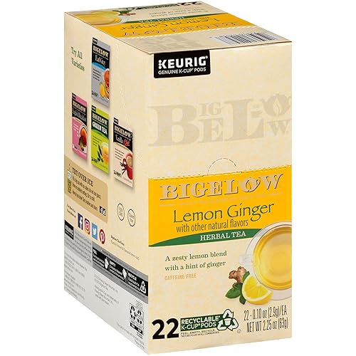 Cápsulas de té de hierbas Bigelow para máquinas Keurig