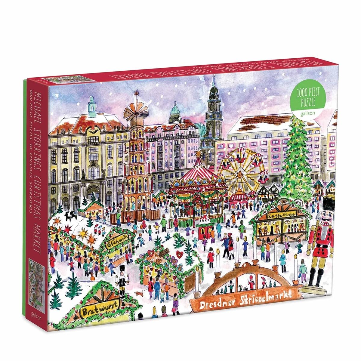 Michael Storrings Christmas Market 1000 Piece Puzzle by  Gali... - 9780735366763
