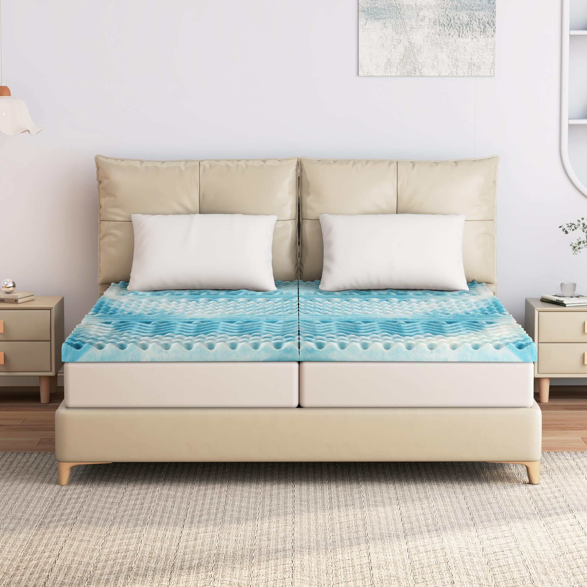 Surmatelas 160x200 Cm 7cm Mousse CertiPUR - Confort Mémoire De Forme Pour Lit Et Canapé