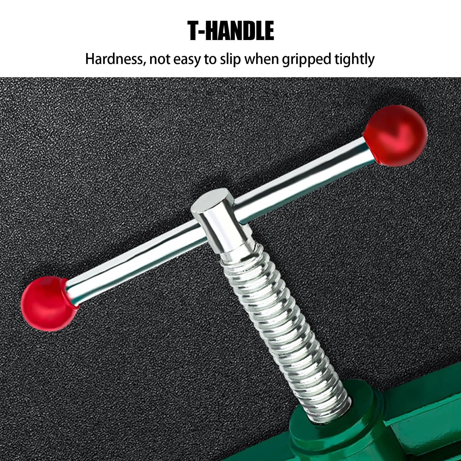 PINGEUI Heavy Duty Bench Yoke Pipe Vise – Forged Steel, Holds 0.47 To 4.5 Inch Pipes, For Cutting, Threading & Sanding