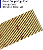 Vista 3 de HAMWOO Clavos de Pasador de Calibre 23, Clavos de Pasador Sin Cabeza, Surtidos de 38 Pulgadas a 1-38 Pulgadas para Molduras, Carpintería, Marcos