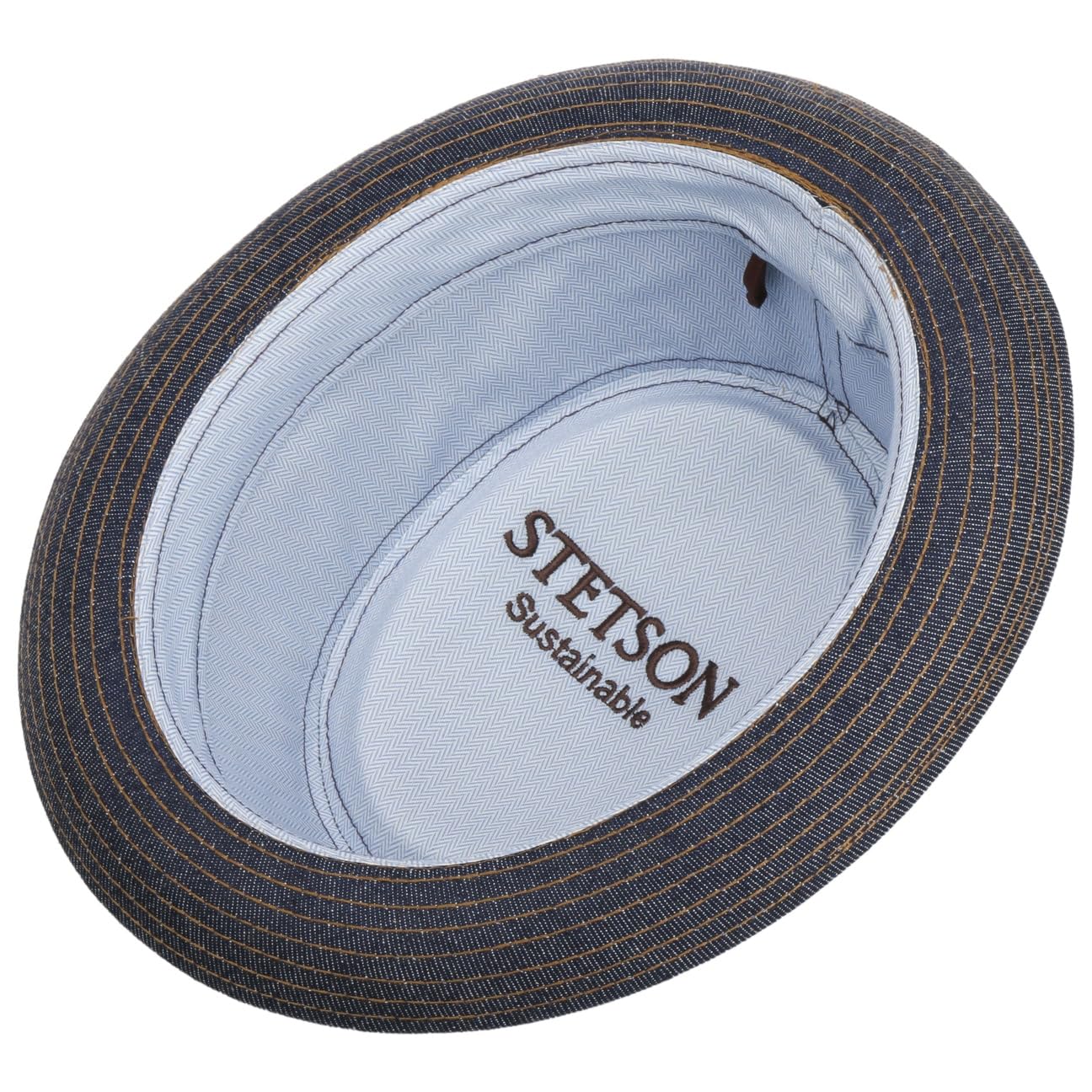 Stetson Danvick Sombrero Pork pie Denim Unisex Primavera Verano