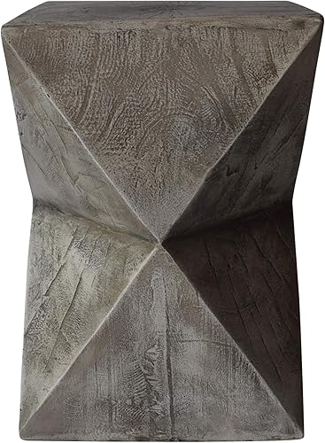 Vista 27 de Christopher Knight Home Jerod - Mesa decorativa de hormigón ligero, natural