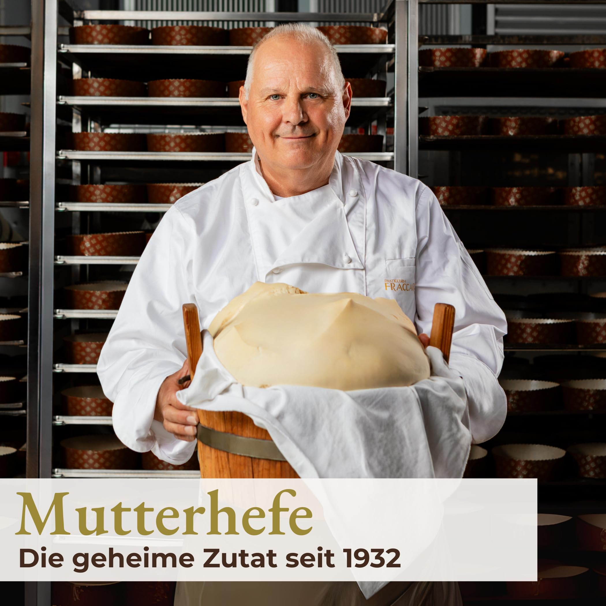 Pasticceria Fraccaro 1932 Oster-Taube mit Pistazien handgefertigt 750 g