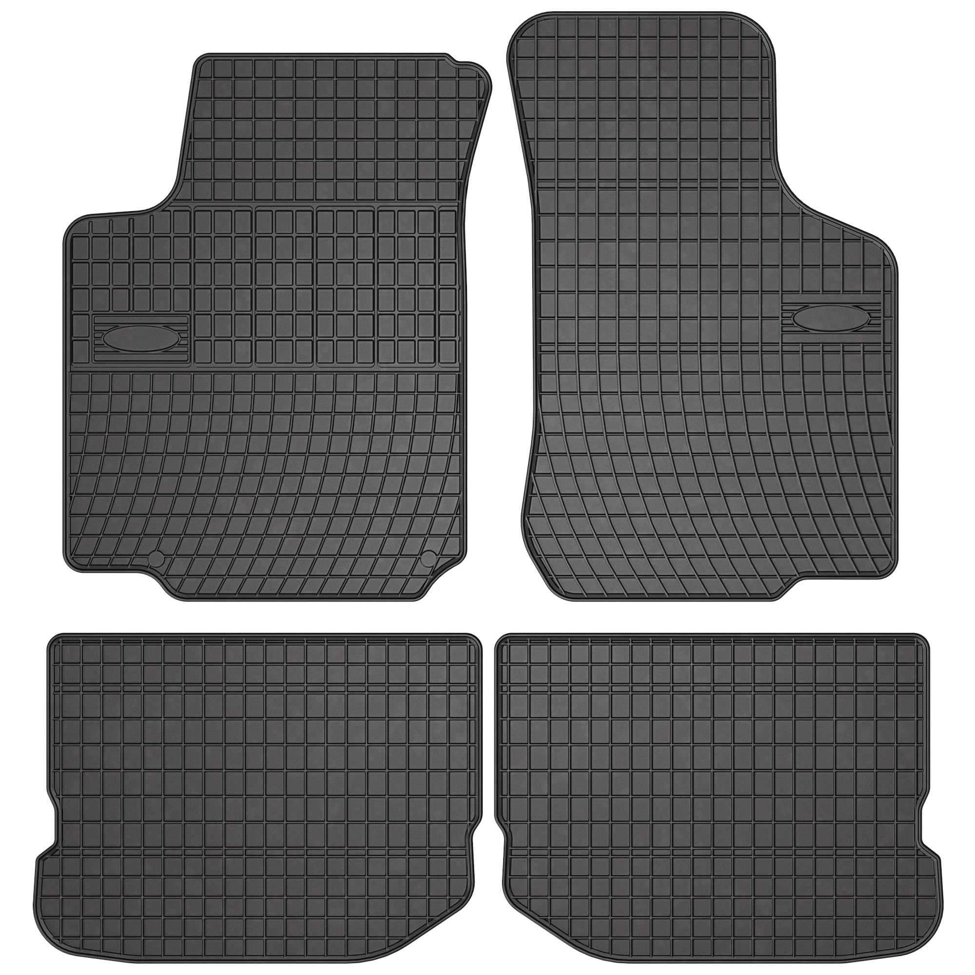 MOTOS Alfombrillas de Goma para Seat Toledo II 1998-2005 Mejora tu Comodidad de Viaje con la Alfombrilla Antideslizante para Coche- Alfombrillas de Coche para Varias Estaciones