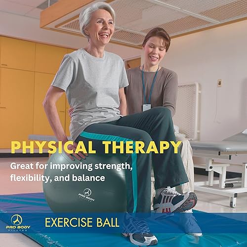 Miniatura 9 de ProBody Pilates Pelota de yoga - Pelotas de ejercicio, varios tamaños, para estabilidad, embarazo, entrenamiento y terapia física