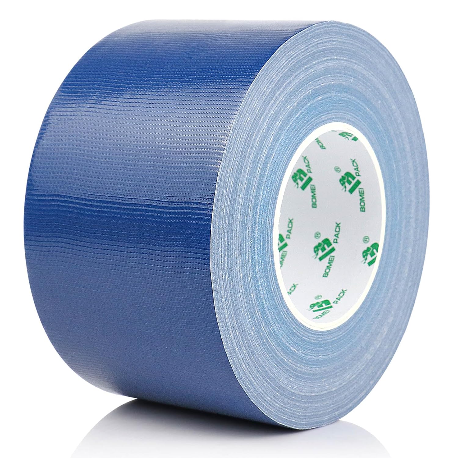 BOMEI PACK Dark Blue Sticky Duct Tape Heavy Duty Strong Industrial Color Duct Tape 3.6inch x 72yds for Packing and Repairing 1Pack