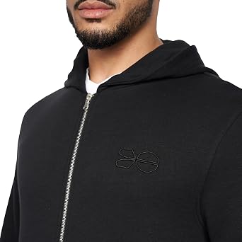 Crosshatch Mens Braxson Full Zip Hoodie