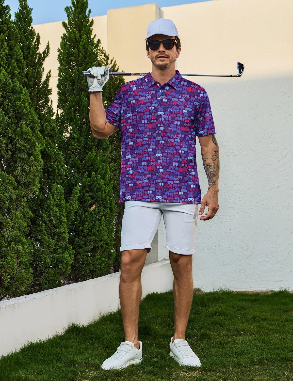 Camisas polo de golf para hombre, camisas polo de manga corta, regalos de golf