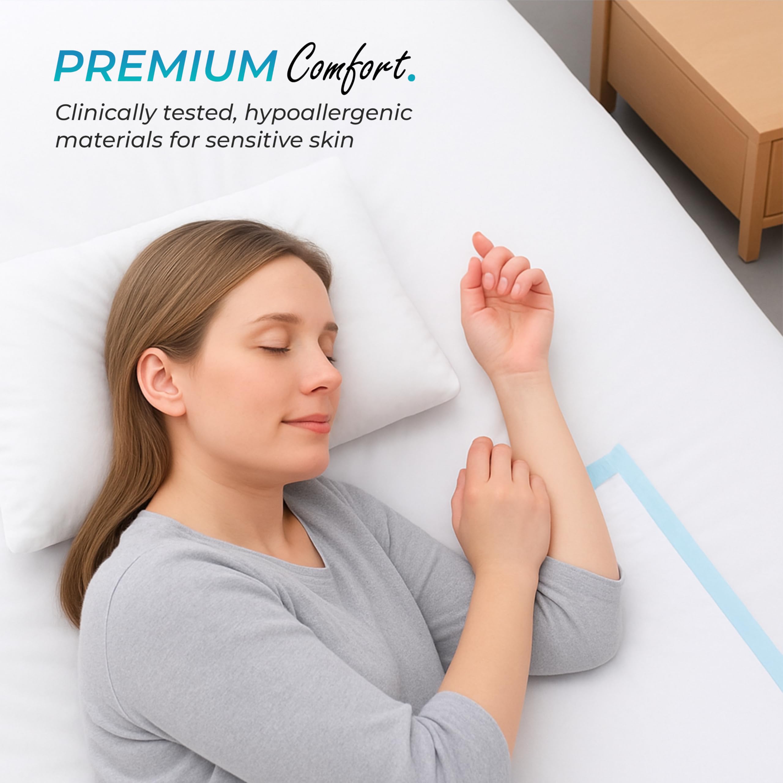 Dr.Deutsch - Juego de 150 almohadillas desechables para incontinencia (90 x 60 cm), para bebés, adultos y ancianos