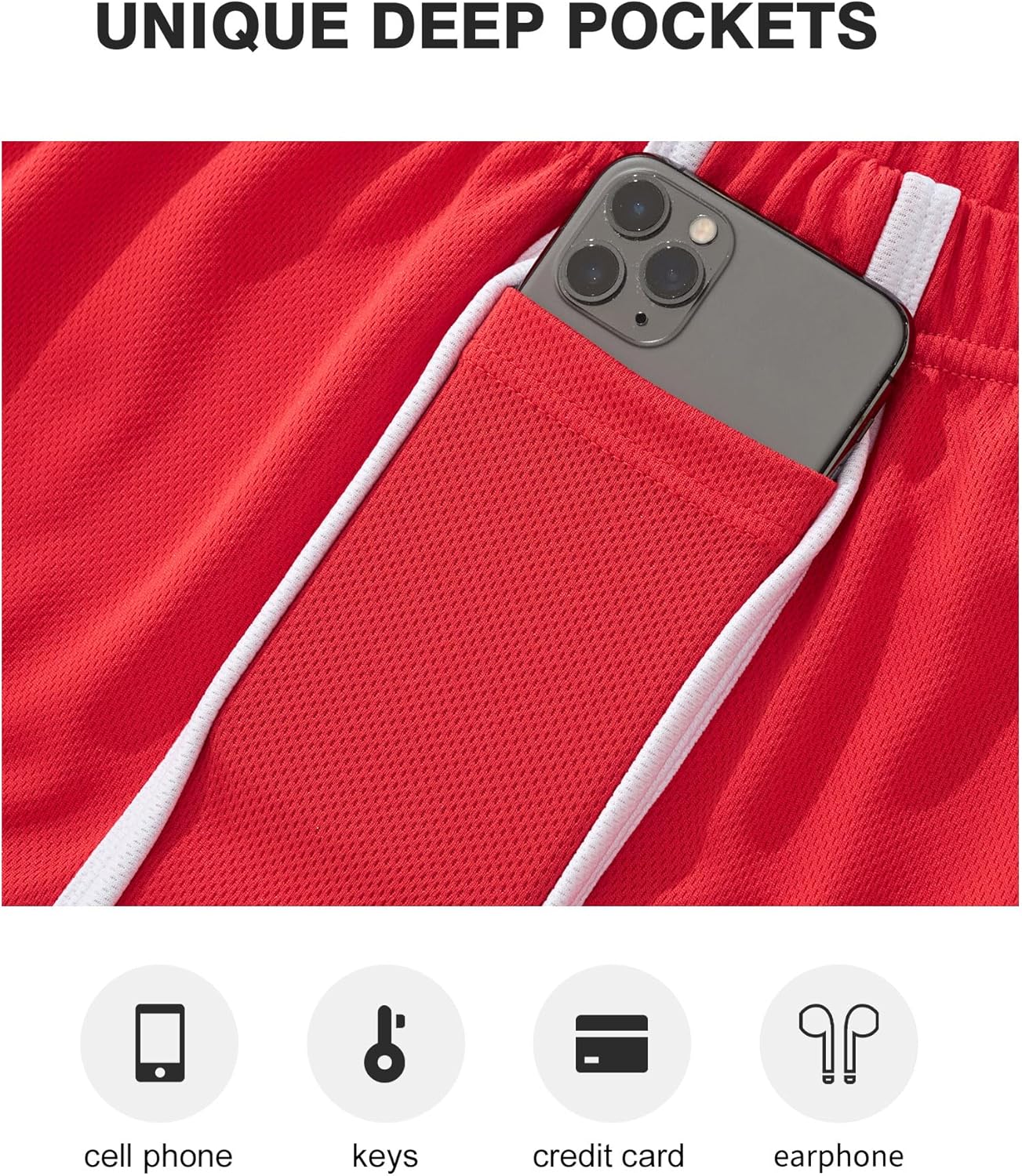 AIMPACT Mens Mesh Shorts 3 Inch Running Gym Athletic Workout Bodybuilding Booty Track Shorts Vintage Fitted Short - Image 3