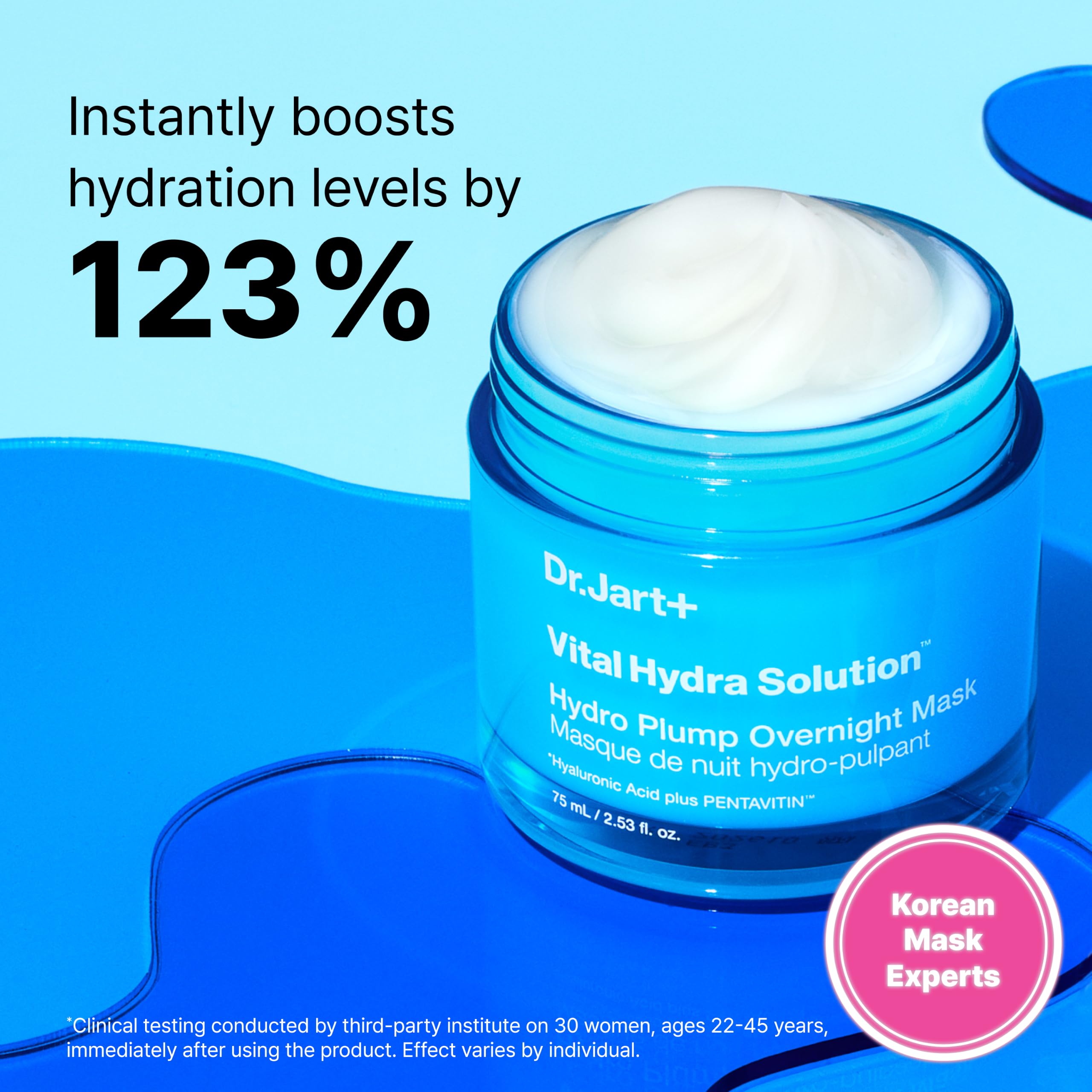 Dr.Jart+ Vital Hydra Solution Hydro Plump Overnight Face Mask, 2.53 Fl Oz