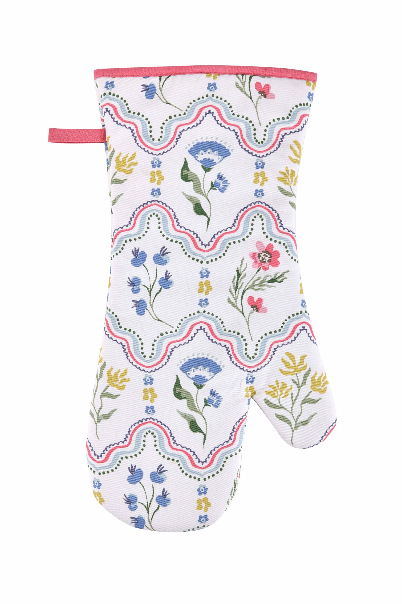Ulster Weavers Unisex Multicolor 'Boho Floral' Floral Print Gauntlet Oven Glove