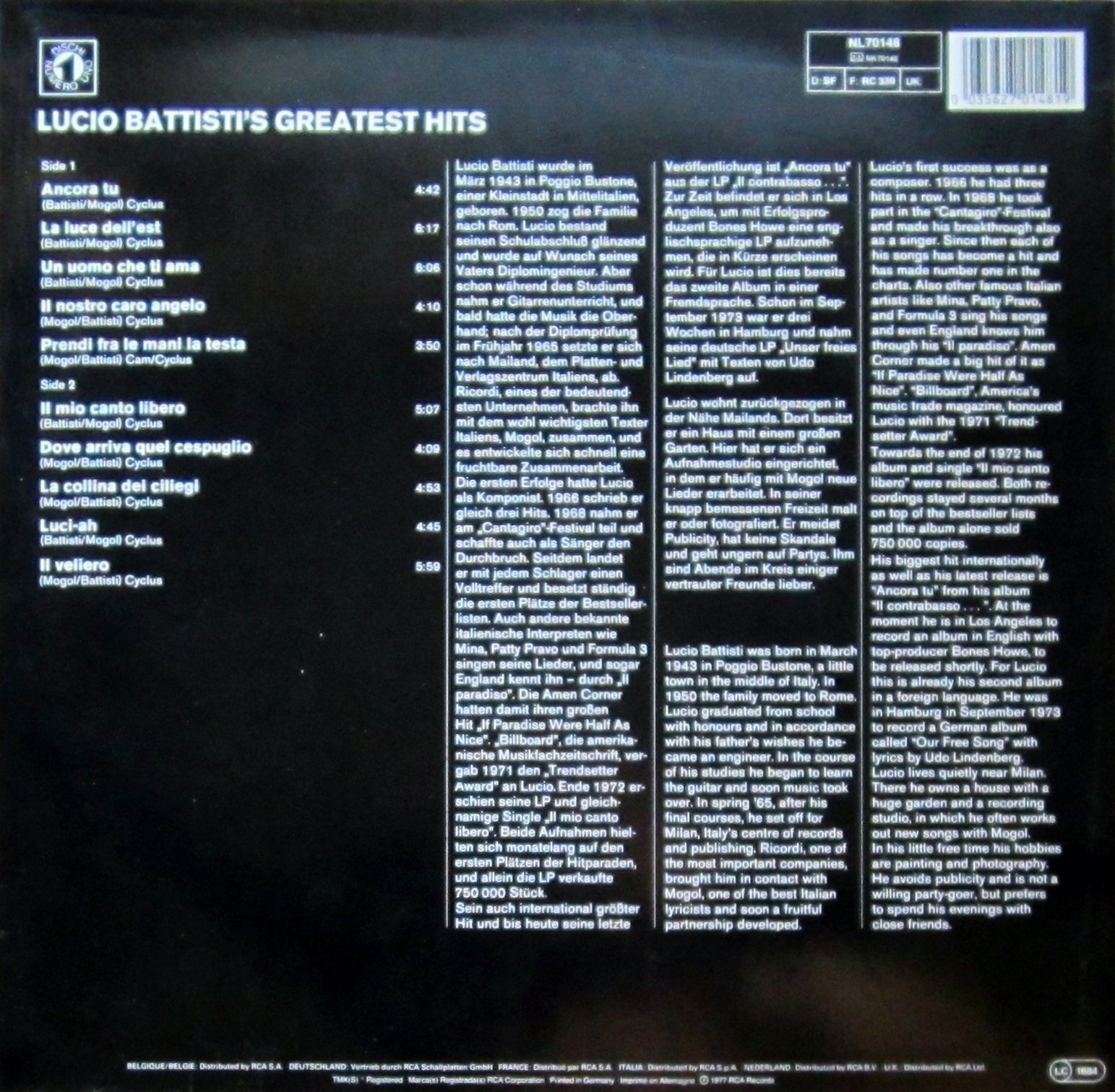 Ancora tu-Greatest hits / Vinyl record [Vinyl-LP]