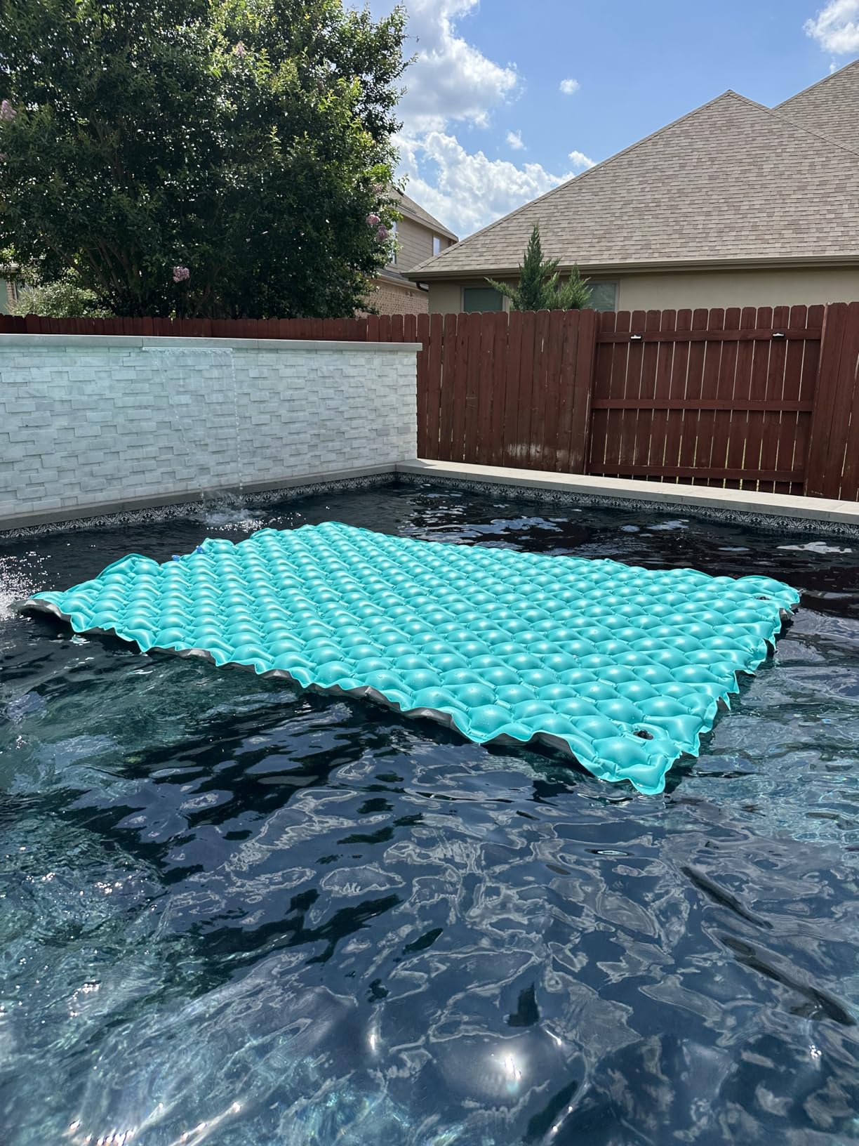 Inflatatble Pool Mat $10/mo - Finance Intex Giant Inflatable Floating Water Mat Relaxing ...