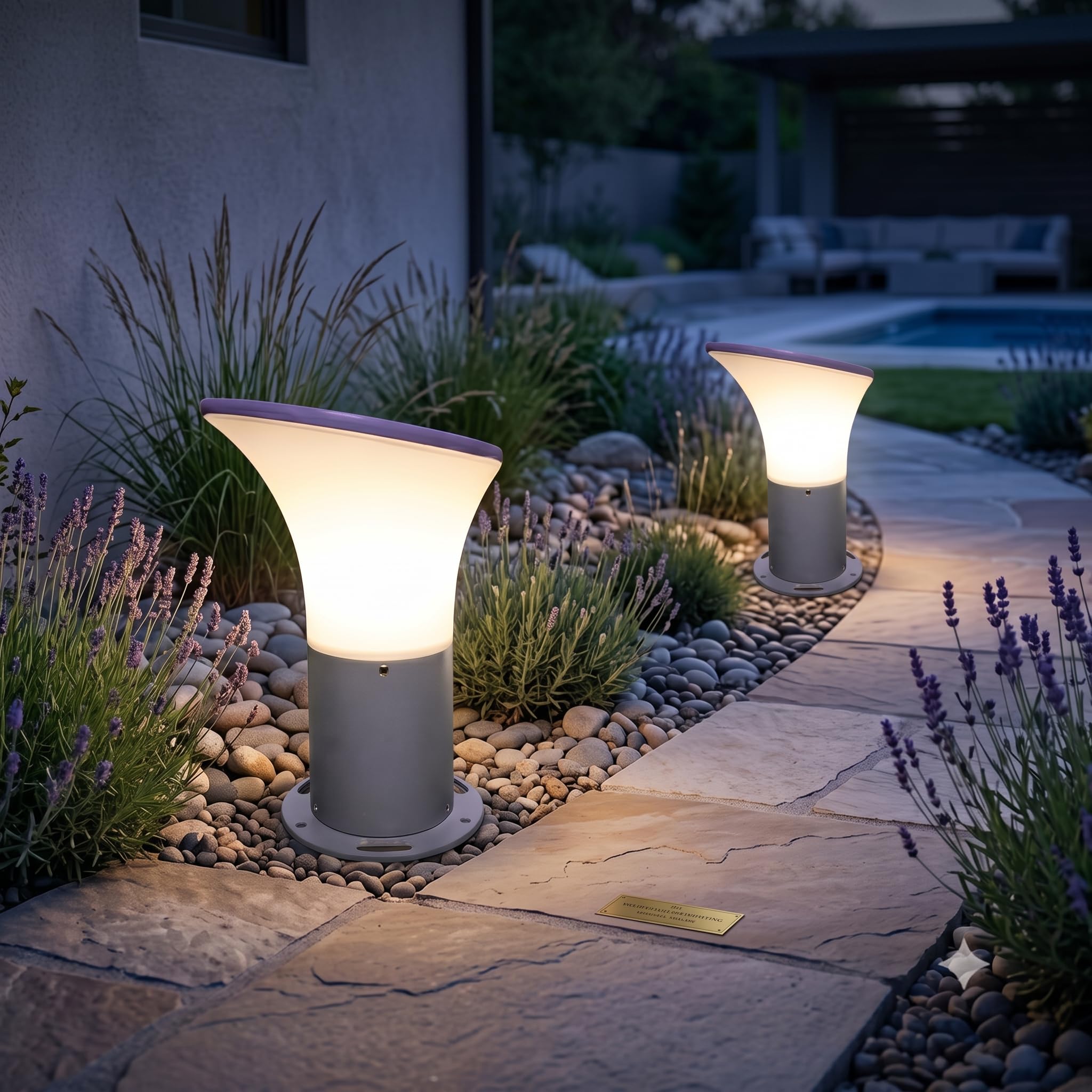 DarkVision Gate Lights - Waterproof Outdoor Lighting -25