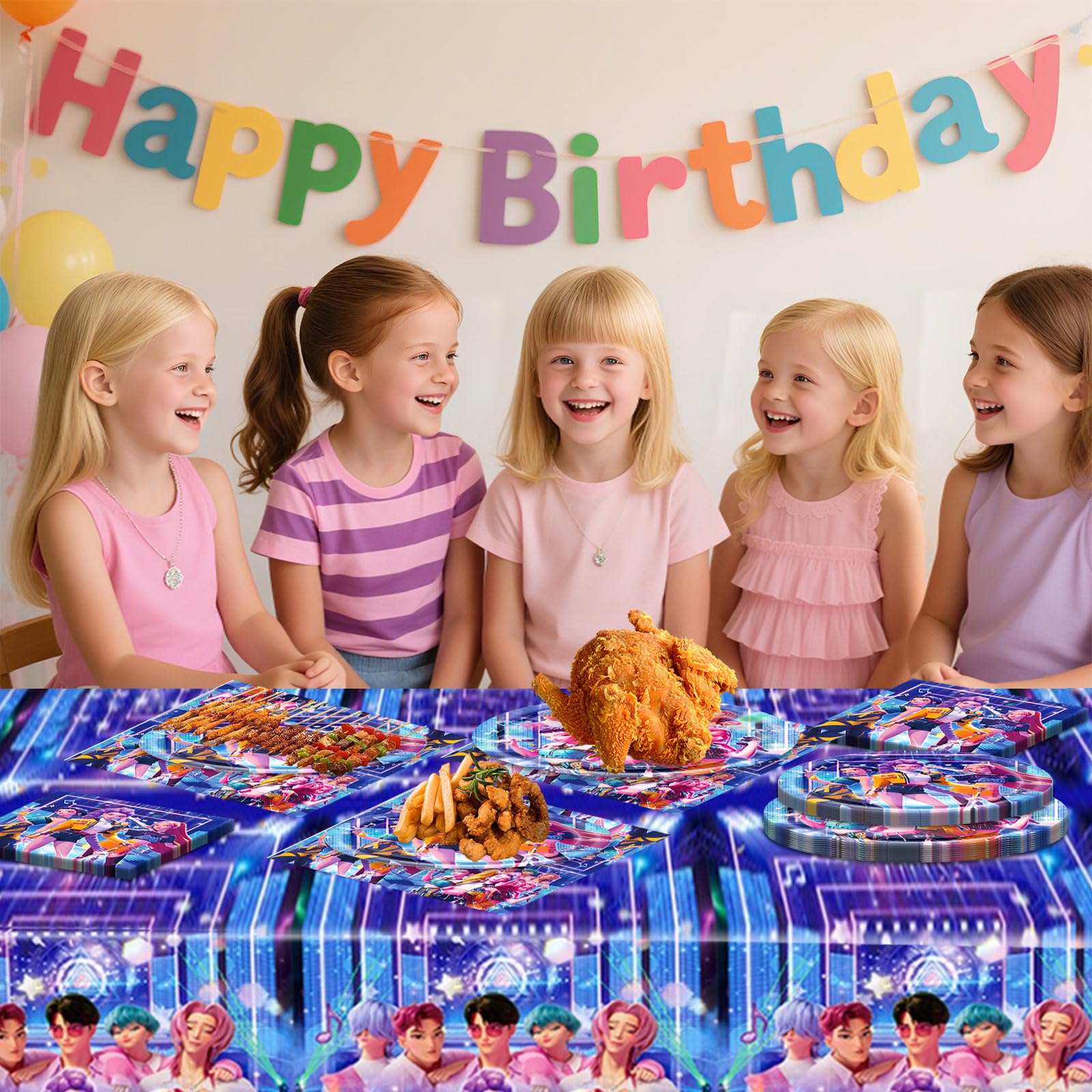 41 Decoration Anniversaire, Assiette Anniverssaire,Decoration Anniversaire Enfant pour Decoration Assiette,Serviette,Nappe