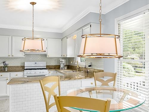 Miniatura 7 de Shrine Candelabros de batería, estilo moderno, lámpara colgante perfecta para comedor, sala de estar, 20 pulgadas de profundidad x 9 pulgadas de