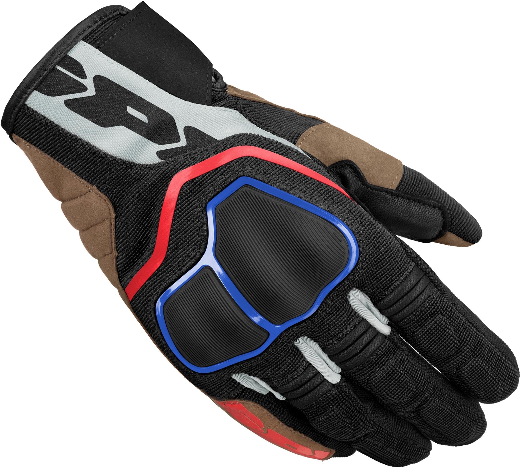 Spidi Sport-GT Rękawice motocyklowe, niebieski/czerwony/biały, L