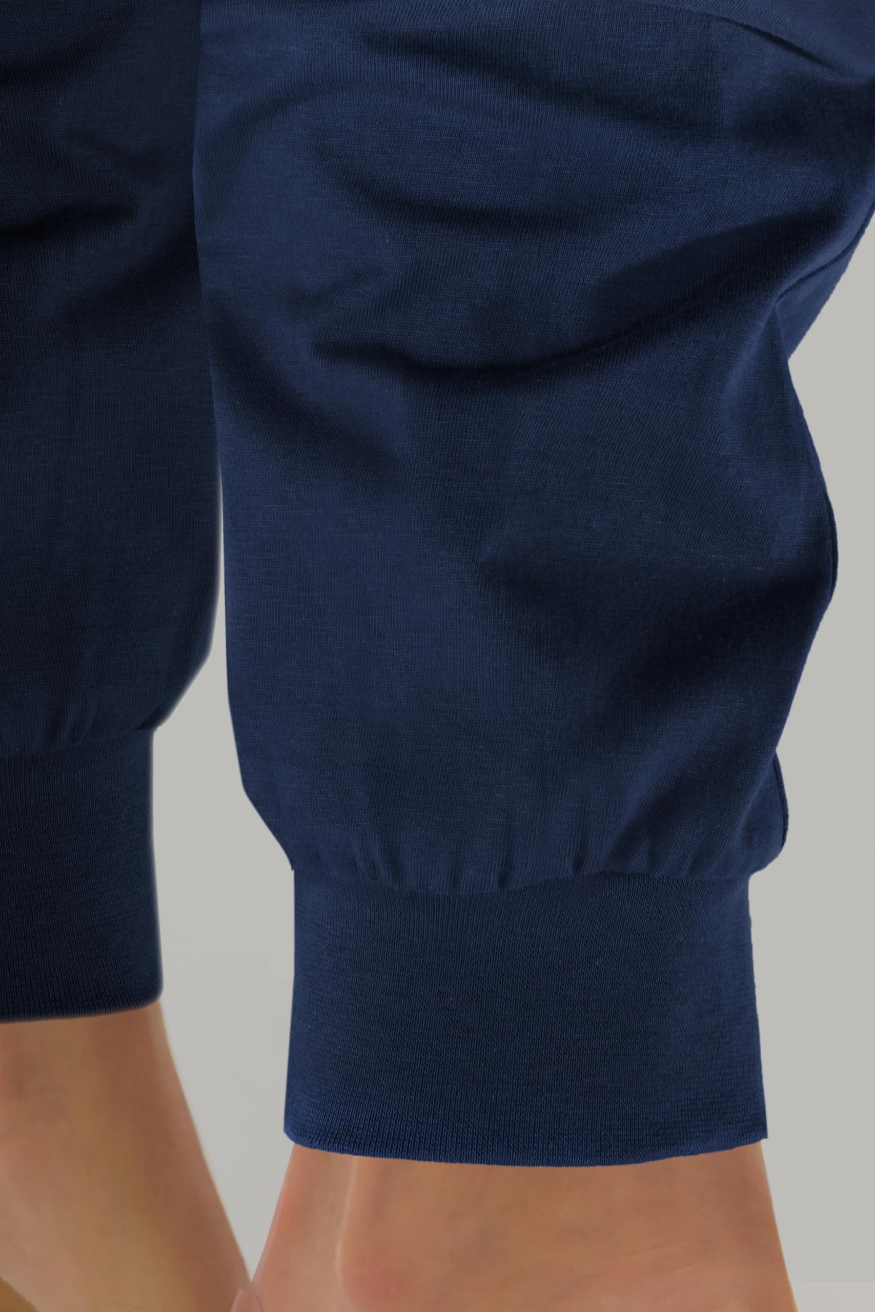 sesto senso Pigiama da Uomo a Maniche Lunghe con Polsini Cotone Scollo a V Gambe con Polsini