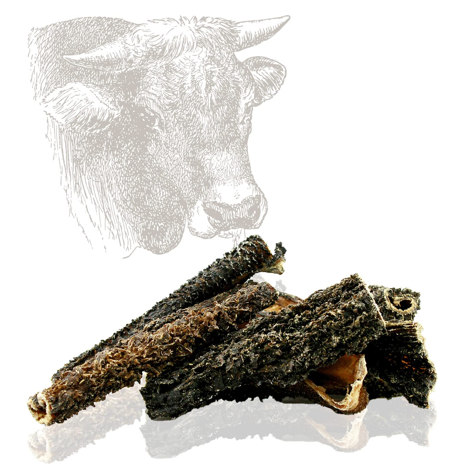 Ligo Natural Snack Barf carne essiccata 100% carne naturale per cani, di alta qualità, senza conservanti e ogm. 100 g (MANZO, TRIPPA)