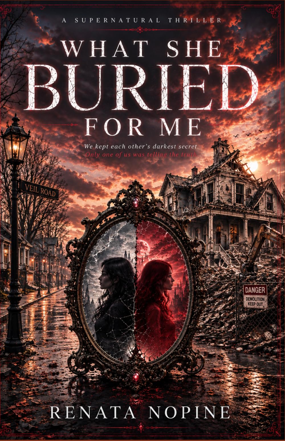 What She Buried For Me: A Supernatural Thriller of Secrets, Mirrors, and the Truth That Survived Both - The Mirror Series, Book 1 (What she... Series)