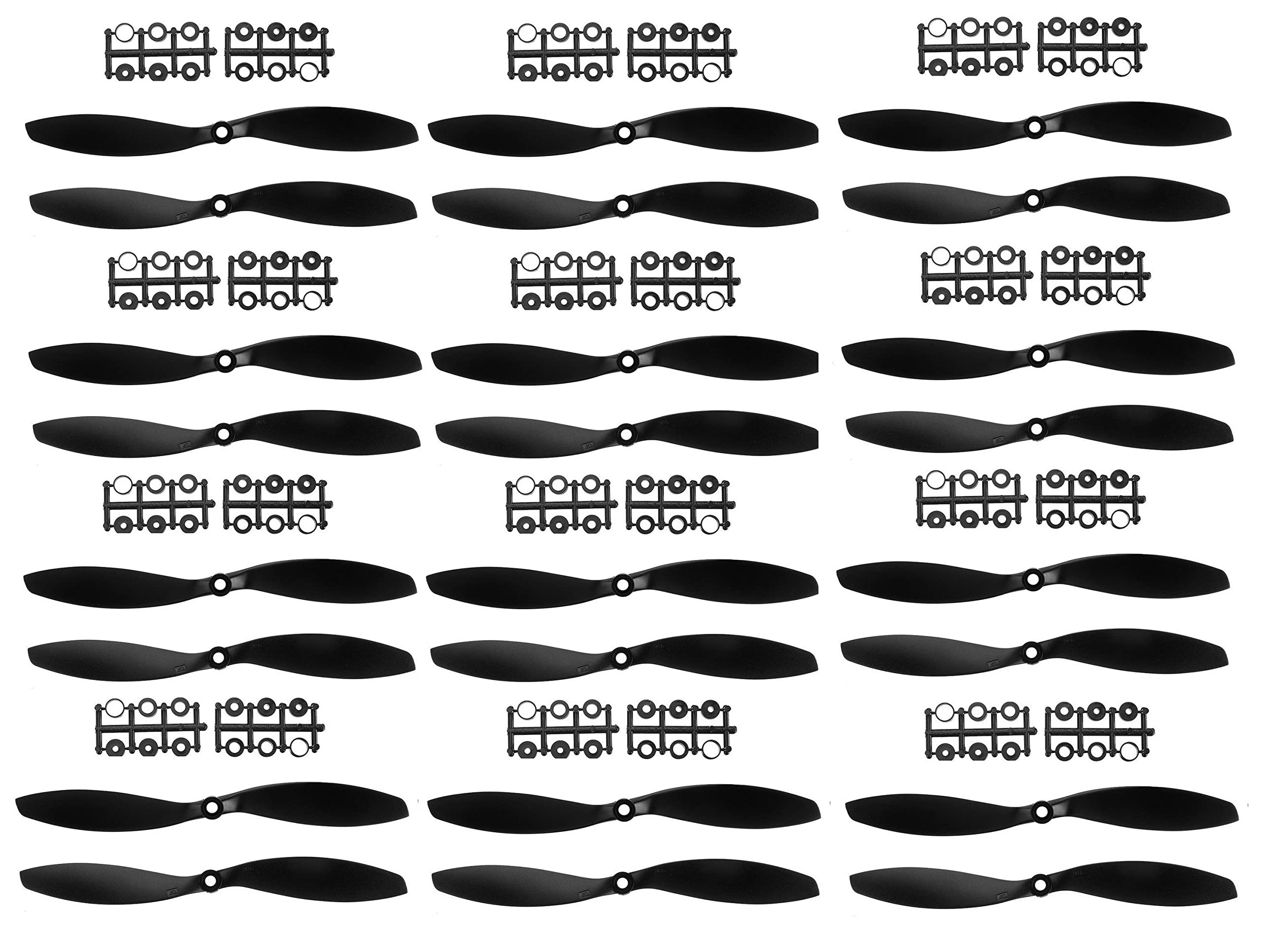 INVENTO 12 pairs Nylon 9047 L/R 9" x 4.7" 9 inch Propeller CW CCW Prop for Multi rotor F450 Quadcopter Hexa Octa UAV