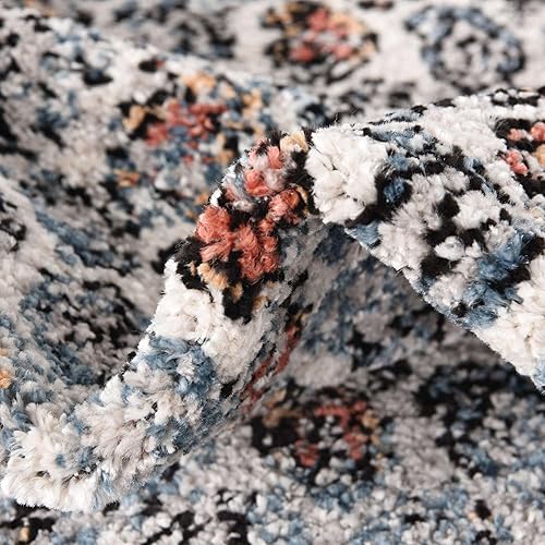 Miniatura 7 de Unique Loom Aramis Collection - Alfombra rectangular de 9 pies x 12 pies, color negro