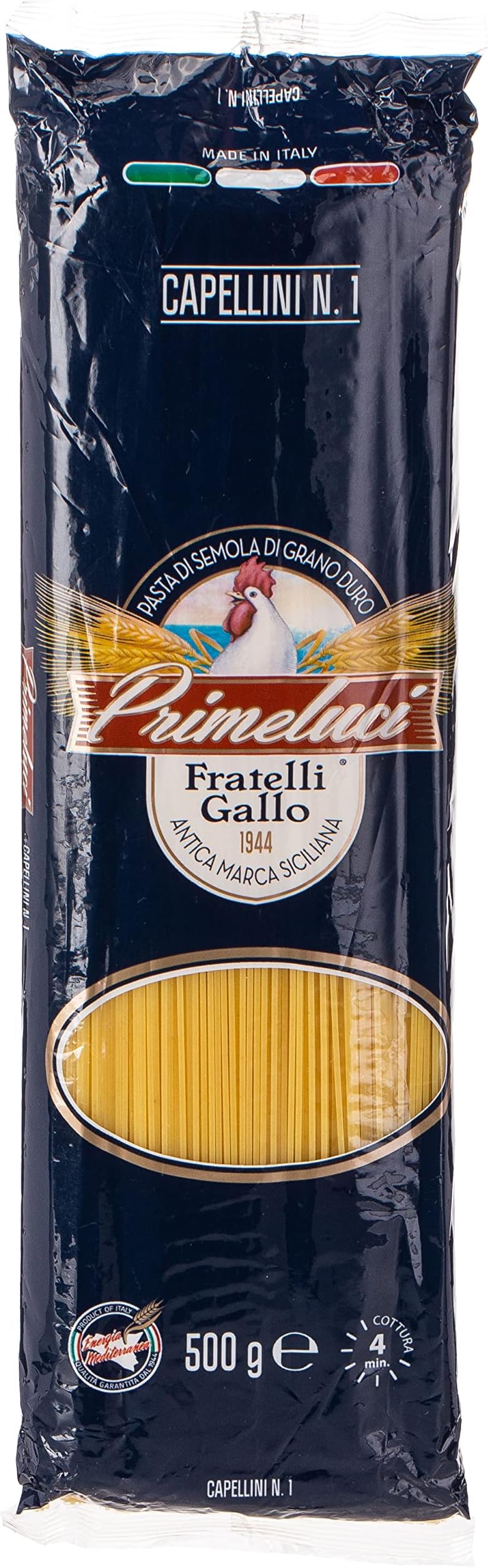 Primeluci Capellini Pasta, 500 gm