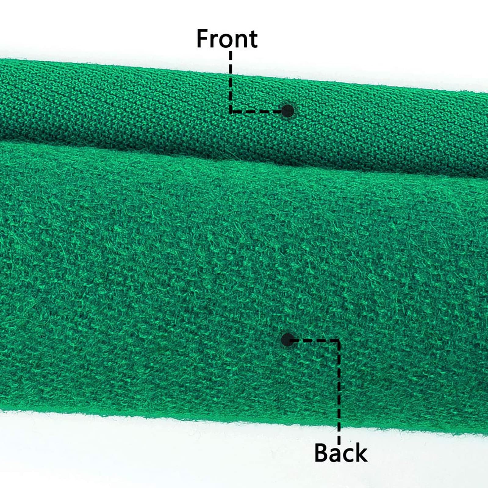 UYSELA Paño de Billar 9ft/2.75m Verde, Tela de Fieltro para Mesa de Billar Estándar 7/8/9 Pies