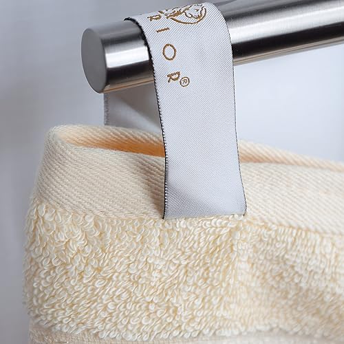 Miniatura 5 de SUPERIOR Juego de toallas de algodón egipcio de 12 piezas, toallas surtidas para el baño del hogar, artículos esenciales para la decoración del baño